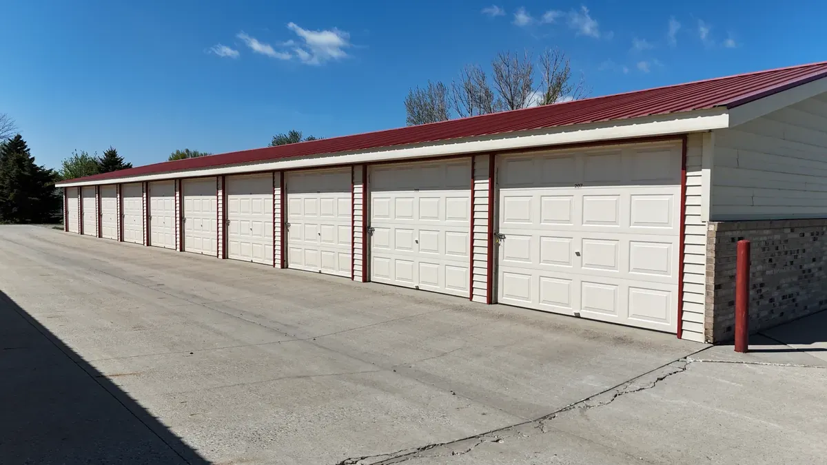 Storage units with roll up doors